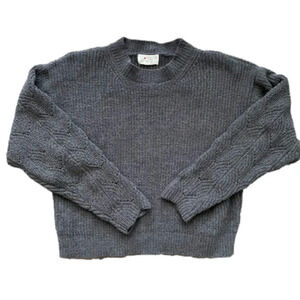 Navy Blue Poof  Apparel knit Sweater Size Small